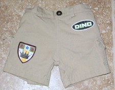 BABW Build a Bear Dino Cargo Shorts Khakis Beige Clothes