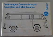 Betriebsanleitung / Owner´s Manual VW Bus T2 USA Modell Station Wagon / usw 1974