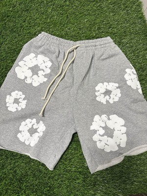 Denim Tears Cotton Wreath Shorts - Gray - Size XL Worn 1x FREE SHIPPING