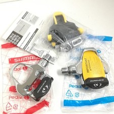 NEW Shimano Dura-Ace PD-7810 SPD-SL Road Pedals Set w/ Yellow Cleats 7800 Series