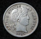 1897 Barber Dime * Better Grade * Nice Eye Appeal * 5639