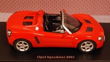 2001 Opel Speedster 1:24 Fabbri / White Box / Hachette