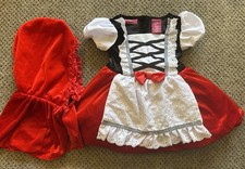 What A Character LITTLE RED RIDING HOOD Costume w/cape sz 24 Month / 2 Year Old