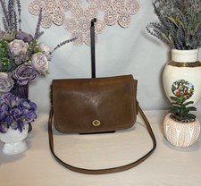 Vintage Pre-1994 Coach Convertible Clutch British Tan Made In NYC Circa 70s-80s  