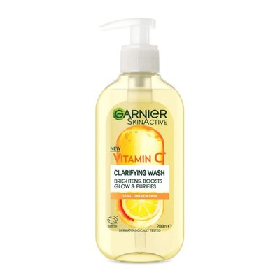 Garnier SkinActive Vitamin C Clarifying Wash 200ml