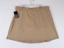 Wild Fable Women's ButterBliss Fold Over Skort Gold Size LARGE