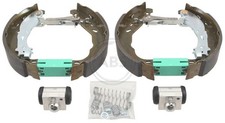 A.B.S. Bremsensatz Trommelbremse 111502 für DS3 C4 C3 DS CACTUS CITROËN 2 VTi