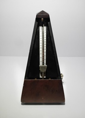 VTG Vintage Wittner Metronome Wind-Up Wood Finish Germany