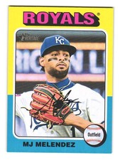 2024 Topps Heritage #697 MJ MELENDEZ Kansas City Royals