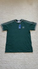 NEW MENS ADIDAS ORIGINALS CALIFORNIA TREFOIL TEE SHIRT SIZE L JN7017