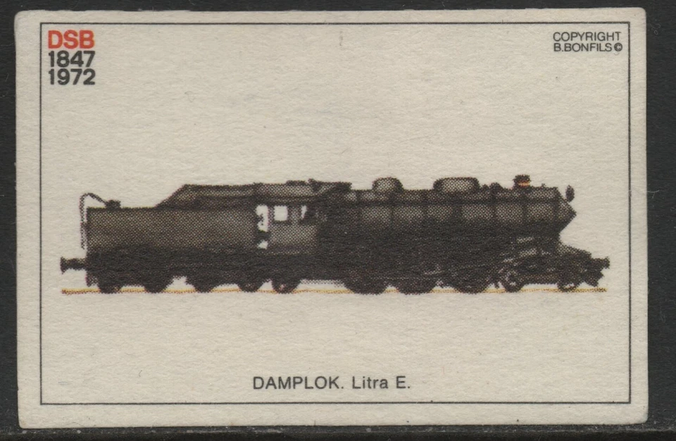 DENMARK # 1-1587 # OLD TRAINS FROM DENMARK # POSTER STAMP # MNH # - Image 4 of 4