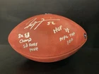Ray Lewis Signed Full Size Wilson THE DUKE Football W/SB And HOF PROVA