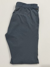 KJUS Men Trade Wind Pants Blue 34x32 Stretch Perfomance Tailored Golf Trousers