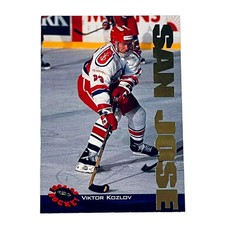 1994 Classic Gold #113 Viktor Kozlov San Jose Sharks Hockey Card