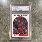 Hoops 1989 NBA Hoops Michael Jordan #200 Chicago Bulls PSA 8 Graded Card