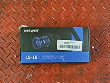 NEEWER Wide Angle Macro Lens for Sony ZV1 18mm HD 10x with Adapter LS-18 White