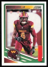 2025 Score #108 Frankie Luvu Washington Commanders