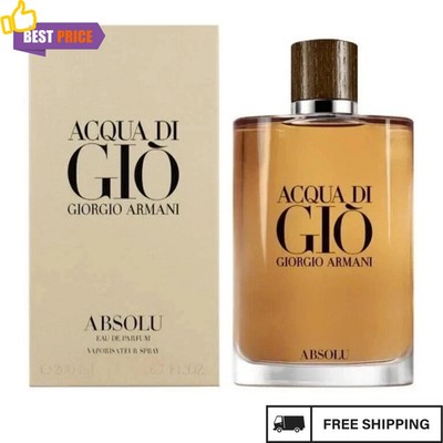Acqua Di Gio Absolu by Giorgio Armani EDP Spray Men 6.7 oz 200 ml