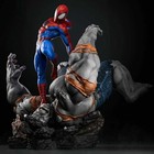 Spider-man vs Hulk Resin Sculpture Statue Model Kit Unpainted/Unassembled