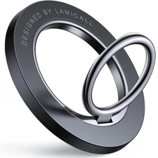 Lamicall Magnetic Phone Ring Grip for MagSafe - 360° Rotation Strong Magnet