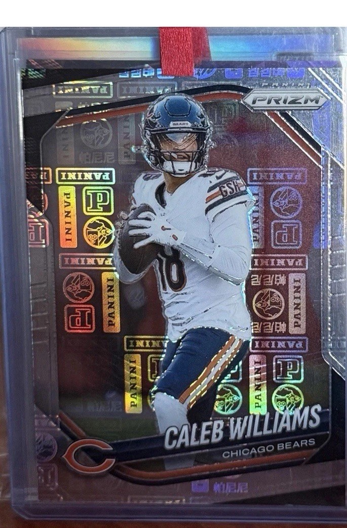 2025 Panini Prizm - Caleb Williams / Panini Logo /20 #124 BEARS