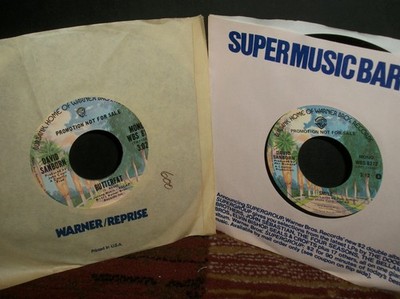 Lot: 2 DAVID SANBORN dj 45s - Smile / Butterfat
