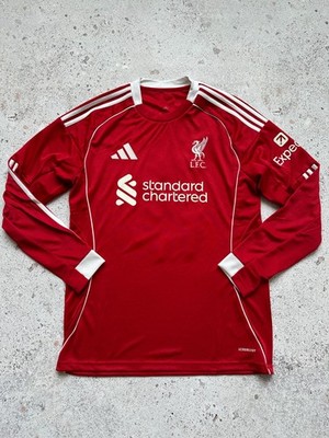 Liverpool 2025/2026 Home Long Sleeve Shirt Szoboszlai #8 Adidas