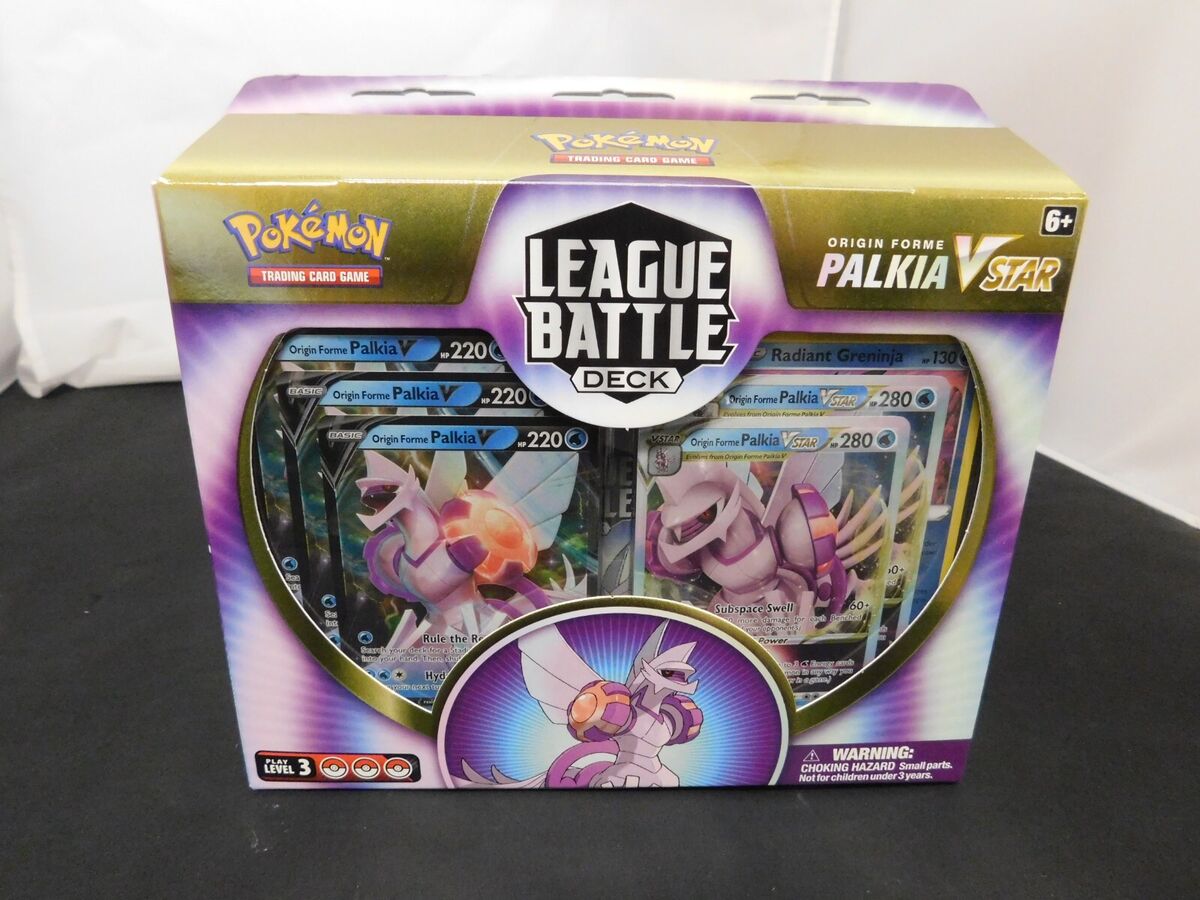 6 Pokemon TCG Origin Forme Palkia VSTAR League Battle Deck CASE New Sealed