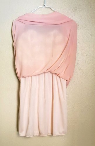 Style Rack Boutique Long Strapless Evening Dress Peach W/Ivory Top Sz Large NWT - Picture 7 of 14