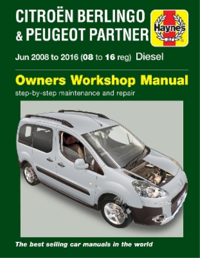 Peter Gill Citroen Berlingo & Peugeot Partner Diesel (June 08 - 16)  (Tascabile)