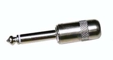 SWITCHCRAFT 380 1/4" Compact Mono TS Cable Mount Plug w/ 1" Barrel