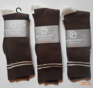 3-Pair-Rockport-Premium-Brown-or-Beige-Cotton-Blend-Dress-Socks-Mens-Size-10-13