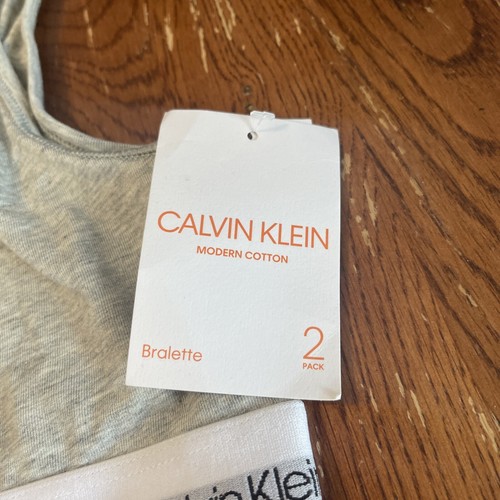 Calvin Klein Girls Cropped Bralette,Sz L (10-12) NWT - Picture 2 of 4