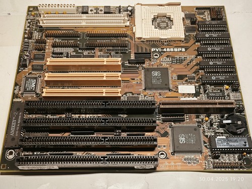 ***DAMAGED PCB*** ASUS PVI-486SP3 Motherboard Rev 1.2 ***AS IS*** - 第 1/7 張圖片