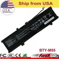 BTY-M55 Battery for MSI Pulse GL66 12UGK Sword 15 A11UG Series 925QA055H