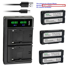 Kastar Battery LTD2 USB Charger for JVC BN-V812U BN-V814U GR-DVM1U GR-DVL9000U