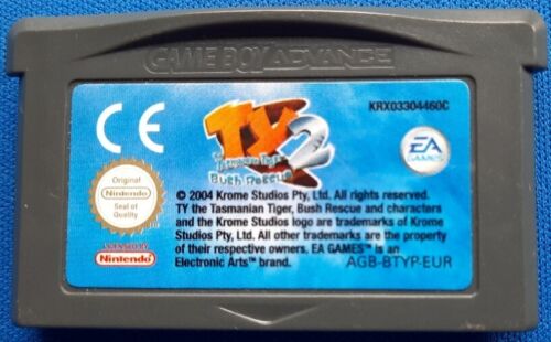 ★☆☆ Ty the Tasmanian Tiger 2 - Bush Rescue - Nintendo Gameboy Advance ☆☆★ - Afbeelding 1 van 2