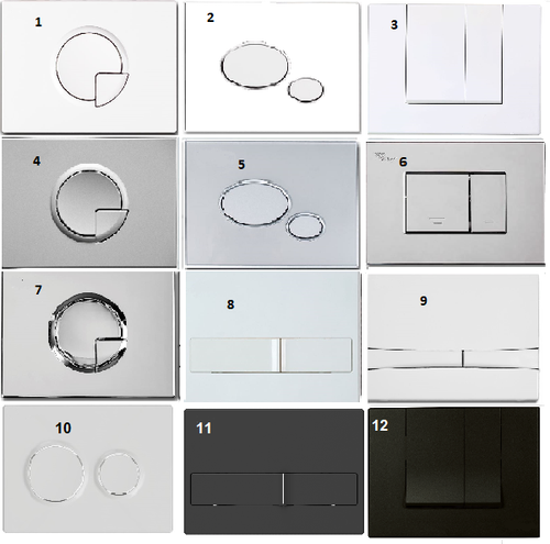 Suspendu mur WC kit sans bord de rinçage élément de prétexte toilettes avec lavabo Softclose - Photo 12/13