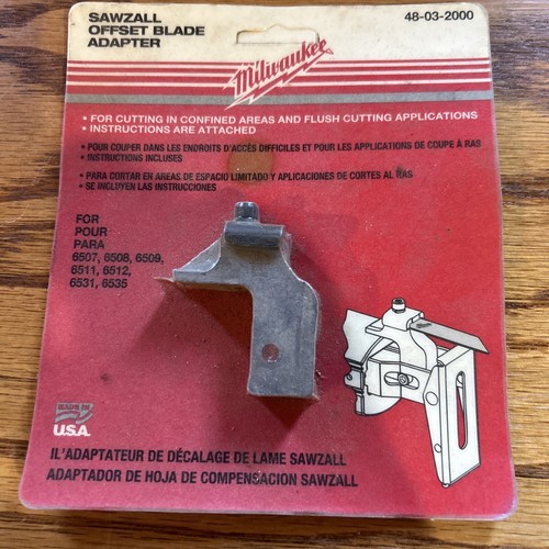 Milwaukee Sawzall Offset Blade Adapter 48032000 eBay