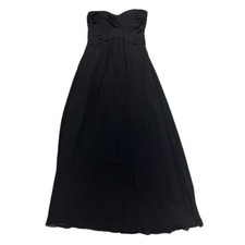 Bari Jay Black Strapless Bridal Dress - Size 10