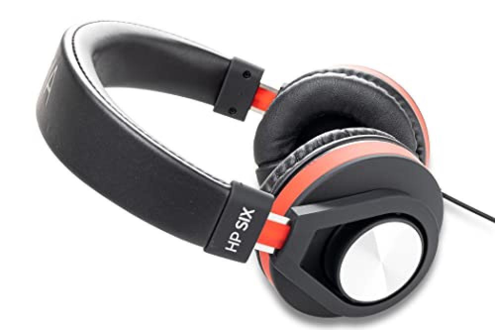 (TG. HP six) Gewa Kopfhörer HP SIX geschlossen, ohraufliegend, schwarz-rot - NU