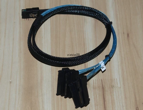 Mini SAS 36P SFF-8087 to 4 SFF-8482 Connectors With SATA Power Cable 50CM