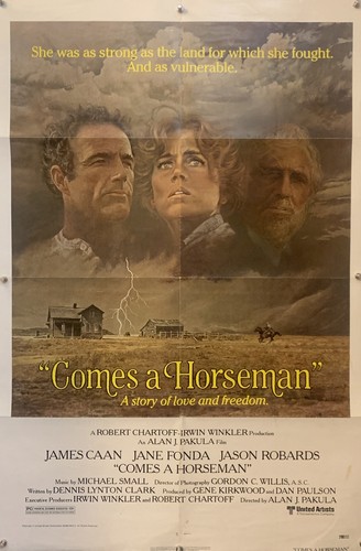 COMES A HORSEMAN Original One Sheet Movie Poster - 1978