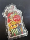 Coca-Cola 1 oz .999 Silver Colorized Santa Bar New In Box Limited Mintage