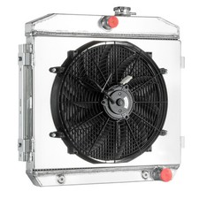 3 Row Radiator Shroudfan For 1955 1956 1957 Chevy Chevrolet Bel-air Nomad V8- 3 Row Radiator Shroudfan For 1955 1956 1957 Chevy Chevrolet Bel-air Nomad V8-