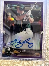 2018 Bowman Chrome Sean Murphy Purple Refractor Auto #053/250!!!!!!