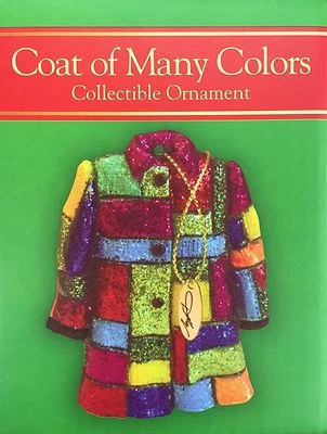 NIB Dollywood Exclusive Dolly Parton Coat of Many Colors Christmas Ornament