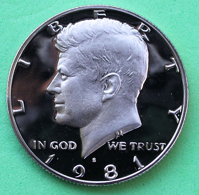 1981 S Kennedy Half Dollar CN Clad 50c Proof Coin JFK 50 Cents | eBay