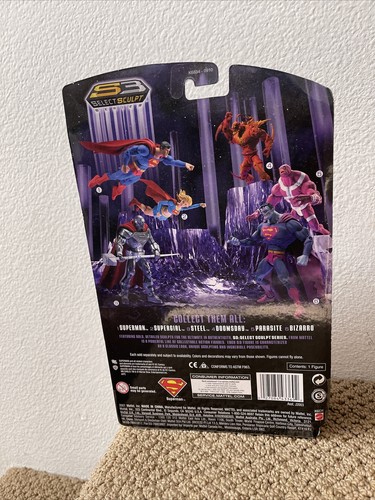 NEW DC SUPERHEROES SUPERMAN 6" FIGURE MATTEL SELECT SCULPT CLASSICS! RARE 2007 - Picture 5 of 7