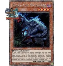 Yugioh! 1x Souleating Oviraptor RA04-EN288 Platinum Secret Rare 1st Ed NM